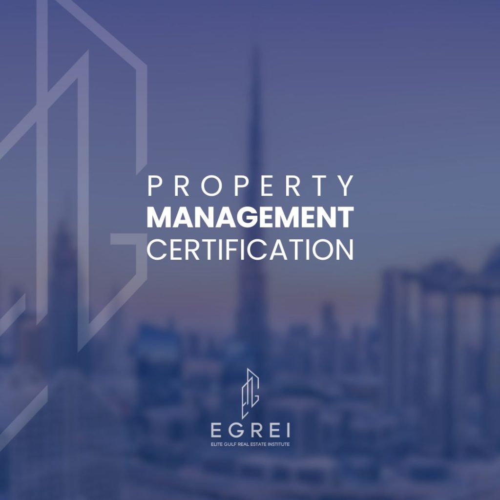 Property Management Certification Course by Elite Gulf Real Estate Institute in Dubai.